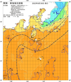 関東・東海海況速報/伊豆諸島海域(2022/08/30)