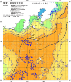 関東・東海海況速報/伊豆諸島海域(2023/01/31)