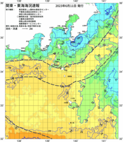 関東・東海海況速報/伊豆諸島海域(2023/06/11)