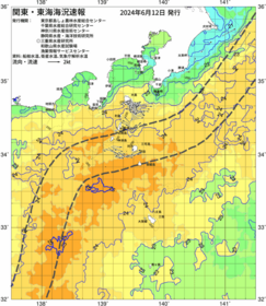 関東・東海海況速報/伊豆諸島海域(2024/06/12)
