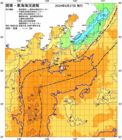 関東・東海海況速報/伊豆諸島海域(2024/06/27)
