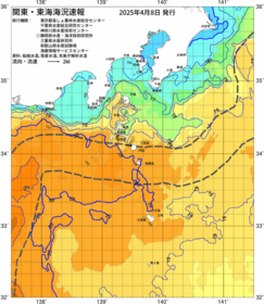 関東・東海海況速報/伊豆諸島海域(2025/04/08)