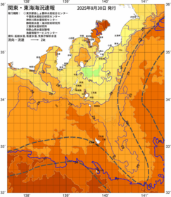 関東・東海海況速報/伊豆諸島海域(2025/08/30)