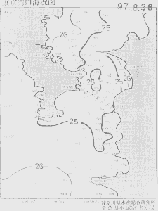東京湾口海況図(1997/08/26)