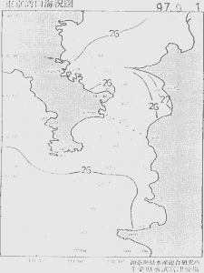 東京湾口海況図(1997/09/01)