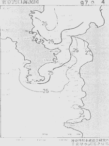 東京湾口海況図(1997/09/04)