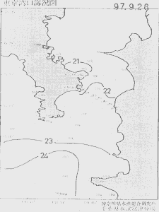 東京湾口海況図(1997/09/26)