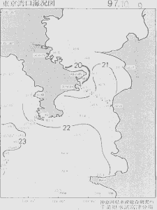 東京湾口海況図(1997/10/09)