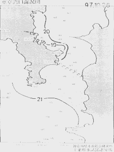 東京湾口海況図(1997/10/26)