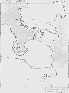 東京湾口海況図(1997/10/27)