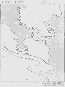 東京湾口海況図(1997/11/18)