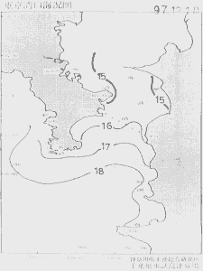 東京湾口海況図(1997/12/10)