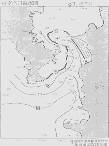 東京湾口海況図(1997/12/18)