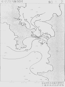 東京湾口海況図(1998/01/02)