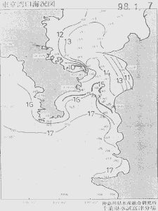 東京湾口海況図(1998/01/07)