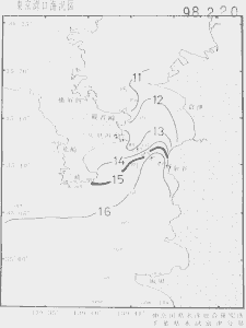 東京湾口海況図(1998/02/20)