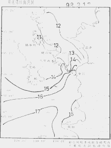東京湾口海況図(1998/03/13)