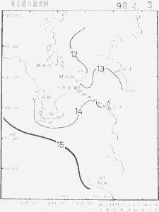 東京湾口海況図(1998/04/03)