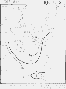 東京湾口海況図(1998/04/10)