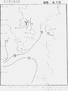 東京湾口海況図(1998/04/15)