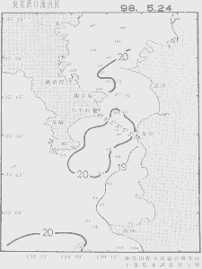 東京湾口海況図(1998/05/24)