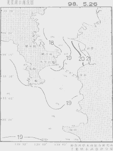 東京湾口海況図(1998/05/26)