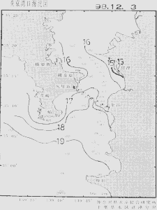 東京湾口海況図(1998/12/03)