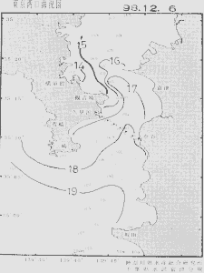 東京湾口海況図(1998/12/06)