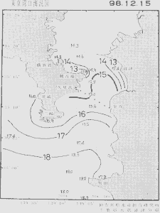 東京湾口海況図(1998/12/15)