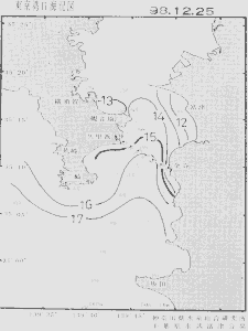 東京湾口海況図(1998/12/25)