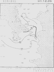 東京湾口海況図(1998/12/26)
