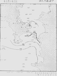 東京湾口海況図(1998/12/27)