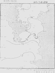 東京湾口海況図(1998/12/29)