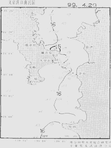 東京湾口海況図(1999/04/29)