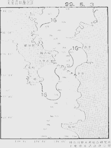 東京湾口海況図(1999/05/03)
