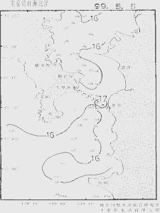 東京湾口海況図(1999/05/05)