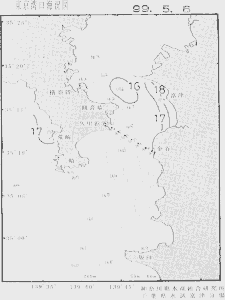 東京湾口海況図(1999/05/06)