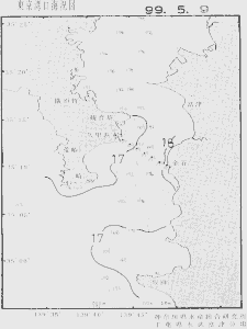 東京湾口海況図(1999/05/09)