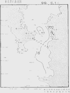 東京湾口海況図(1999/05/14)