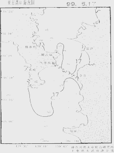 東京湾口海況図(1999/05/17)