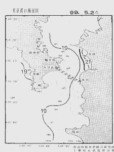 東京湾口海況図(1999/05/24)