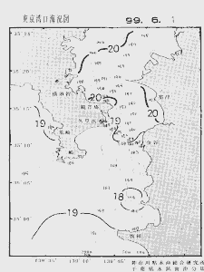 東京湾口海況図(1999/06/01)