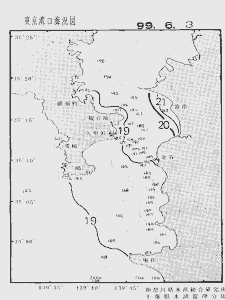 東京湾口海況図(1999/06/03)