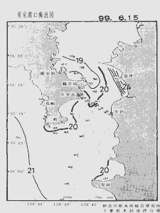 東京湾口海況図(1999/06/15)