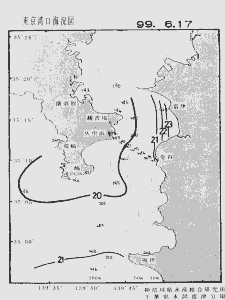 東京湾口海況図(1999/06/17)