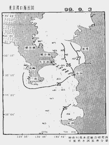 東京湾口海況図(1999/09/03)
