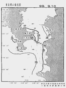 東京湾口海況図(1999/09/10)