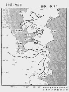東京湾口海況図(1999/09/11)