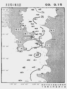 東京湾口海況図(1999/09/15)