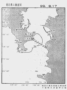 東京湾口海況図(1999/09/17)